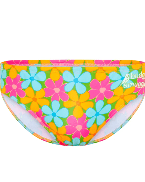 Budgy Smuggler Fluro Flowers* Budgy Smuggler Palm Trees Splash Swimwear Mens Brief