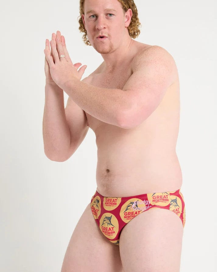 Budgy Smuggler Great Northern* Budgy Smuggler - Pink Fineapples Splash Swimwear Underwear