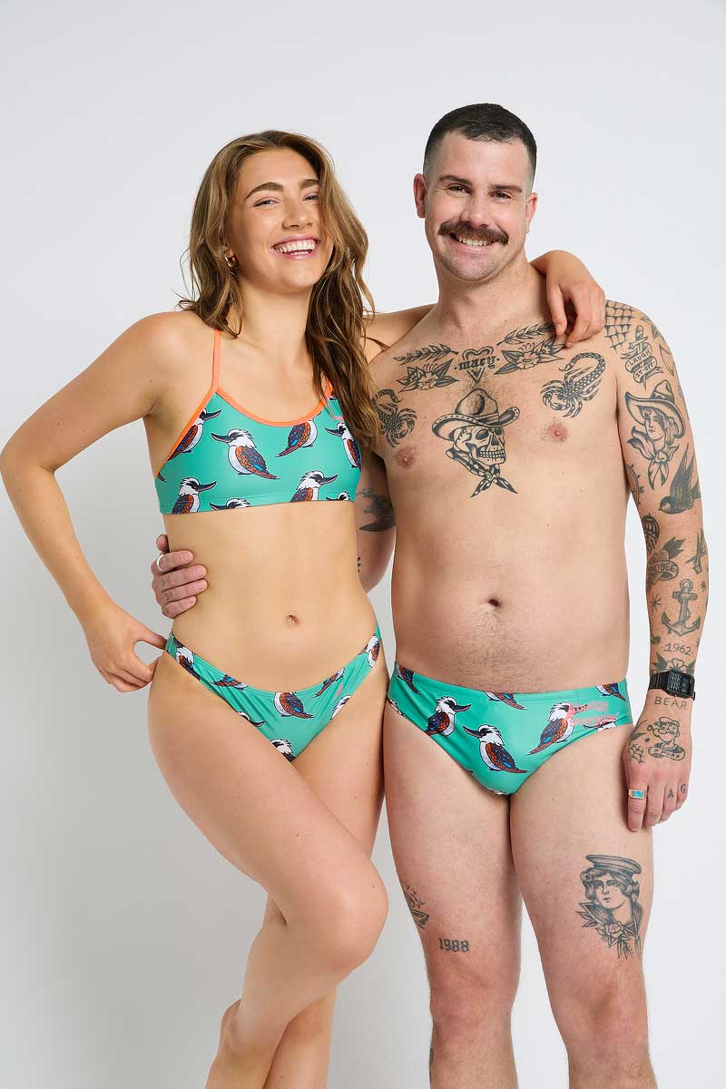 Budgy Smuggler Kookaburra Budgy Smuggler Sardines Splash Swimwear Mens Brief