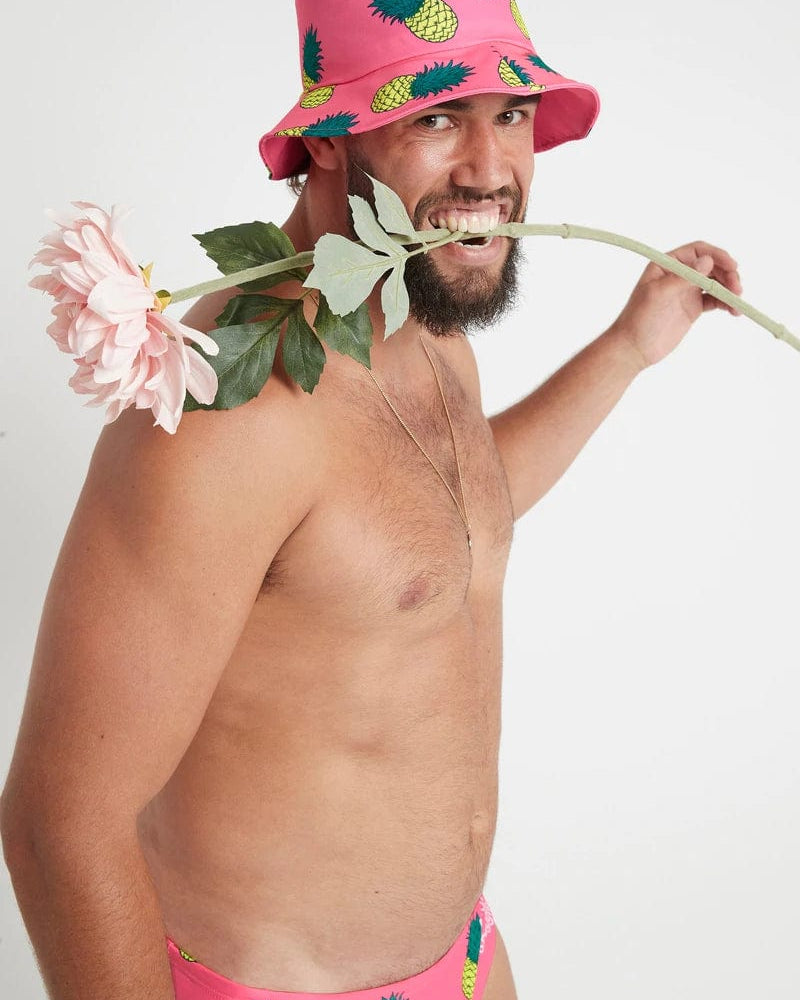 Budgy Smuggler Pink Fineapples Budgy Smuggler - Pink Fineapples Splash Swimwear Underwear 30 1000013263