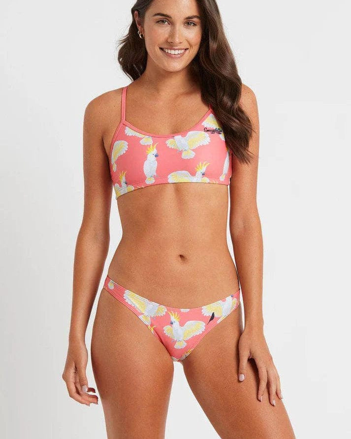 Budgy Smuggler Shelly Bottom Cockies Budgy Smuggler - Baggy Greens Splash Swimwear Bikini Bottoms