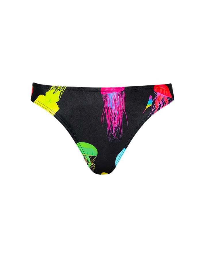 Budgy Smuggler Shelly Bottom Pride Jellyfish Budgy Smuggler - Baggy Greens Splash Swimwear Bikini Bottoms