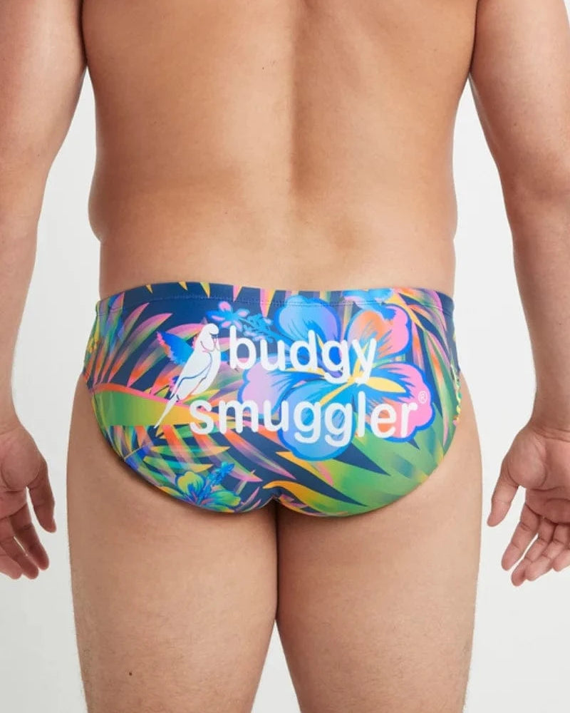 Budgy Smuggler Tropic Thunder Budgy Smuggler Palm Trees Splash Swimwear Mens Brief