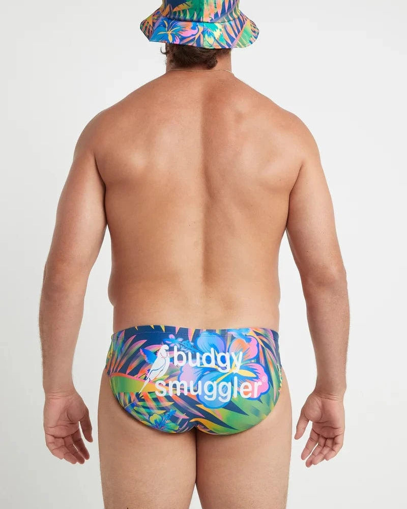 Budgy Smuggler Tropic Thunder Budgy Smuggler Palm Trees Splash Swimwear Mens Brief