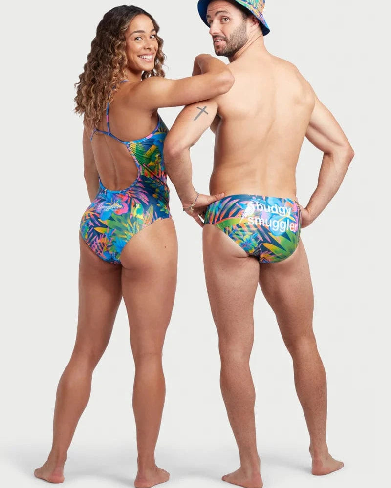 Budgy Smuggler Tropic Thunder Budgy Smuggler Palm Trees Splash Swimwear Mens Brief