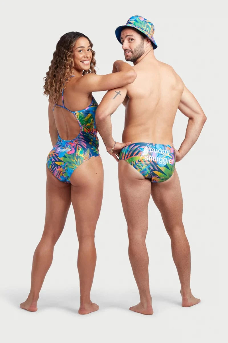 Budgy Smuggler Tropic Thunder Budgy Smuggler Palm Trees Splash Swimwear Mens Brief