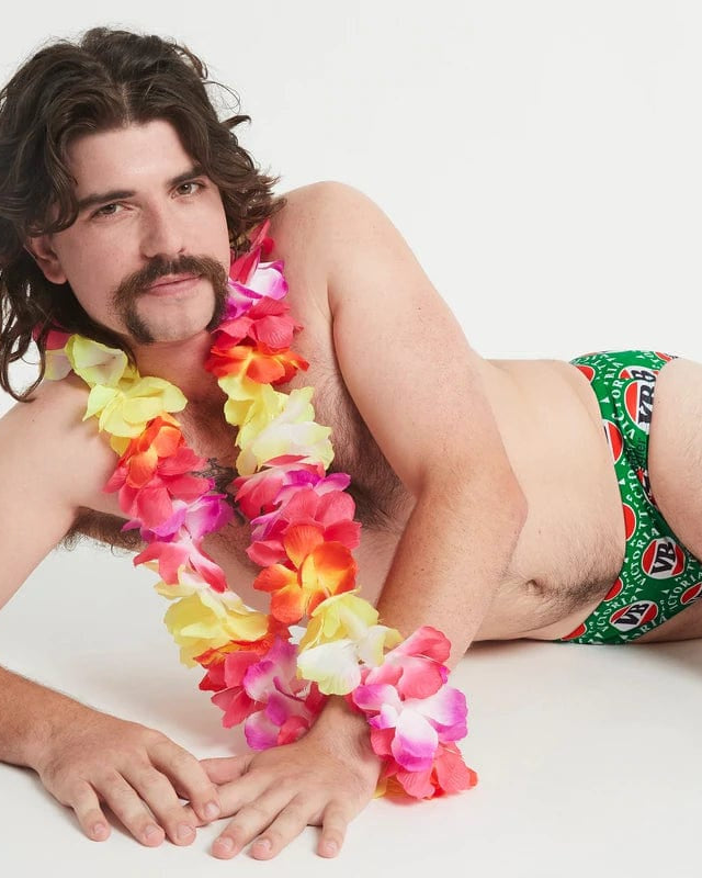 Budgy Smuggler VB Classic Green Budgy Smugglers - VB Classic Green Splash Swimwear Underwear