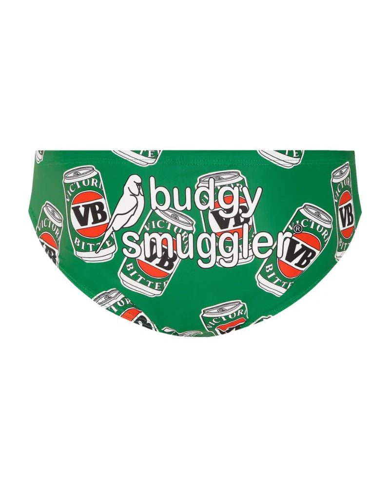 Budgy Smuggler VB Green Grenade* Budgy Smugglers - VB Classic Green Splash Swimwear Underwear