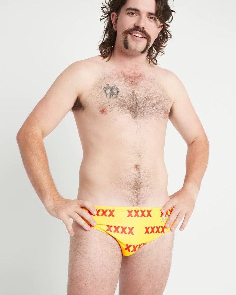 Budgy Smuggler XXXX Logos Budgy Smugglers - XXXX Logos Splash Swimwear Underwear