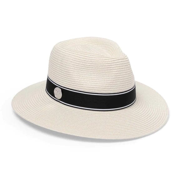 Canopy Bay Chicago Fedora - Ivory/Black DH038 Splash Swimwear M/L 9328897025724