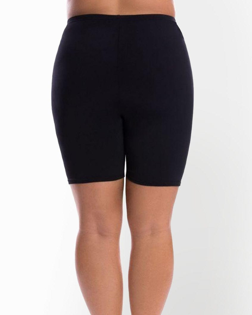 Capriosca Capriosca Chlorine Resistant Black Bike Tight Swim Shorts Capriosca Chlorine Resistant Black Bike Tight Swim Shorts Splash Swimwear Skirts