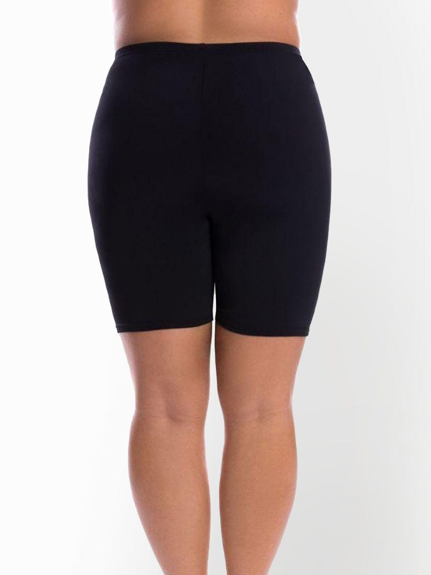 Capriosca Capriosca Chlorine Resistant Black Bike Tight Swim Shorts Capriosca Chlorine Resistant Black Bike Tight Swim Shorts Splash Swimwear Skirts