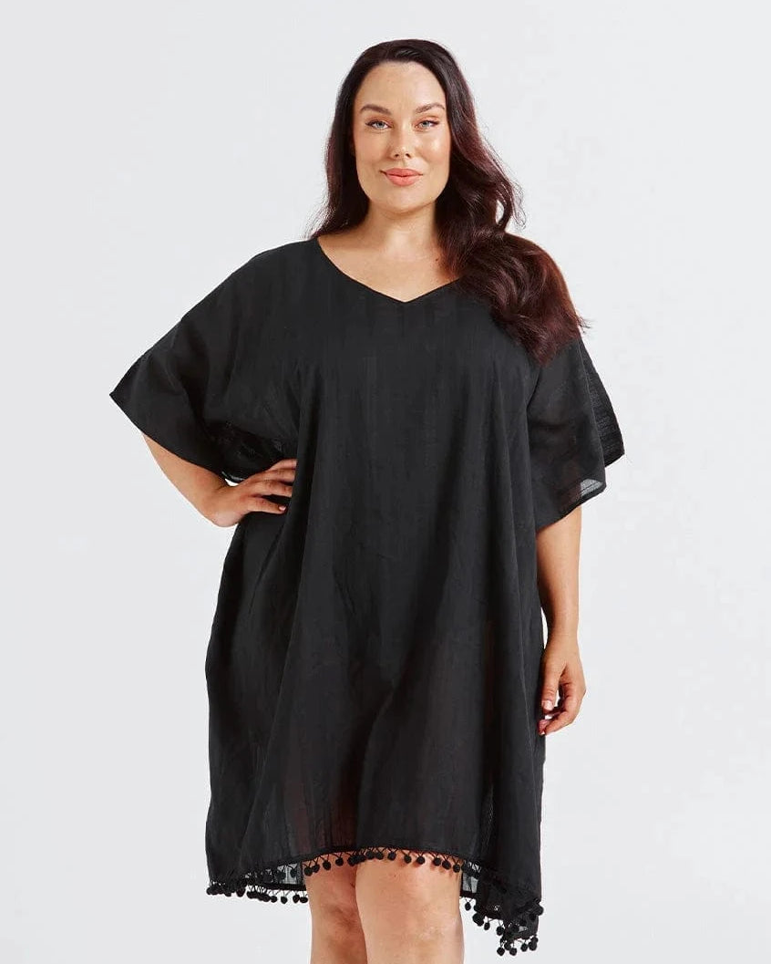 Capriosca Capriosca Cotton Kaftan Capriosca Cotton Kaftan Splash Swimwear