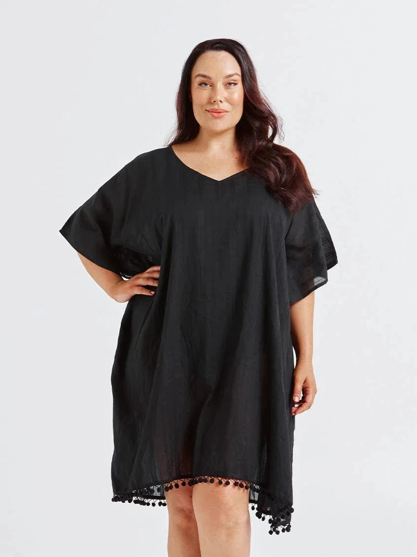 Capriosca Capriosca Cotton Kaftan Capriosca Cotton Kaftan Splash Swimwear