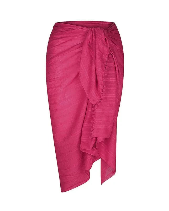 Capriosca Capriosca Cotton Pom Pom Sarong Capriosca Cotton Pom Pom Sarong Splash Swimwear Sarongs