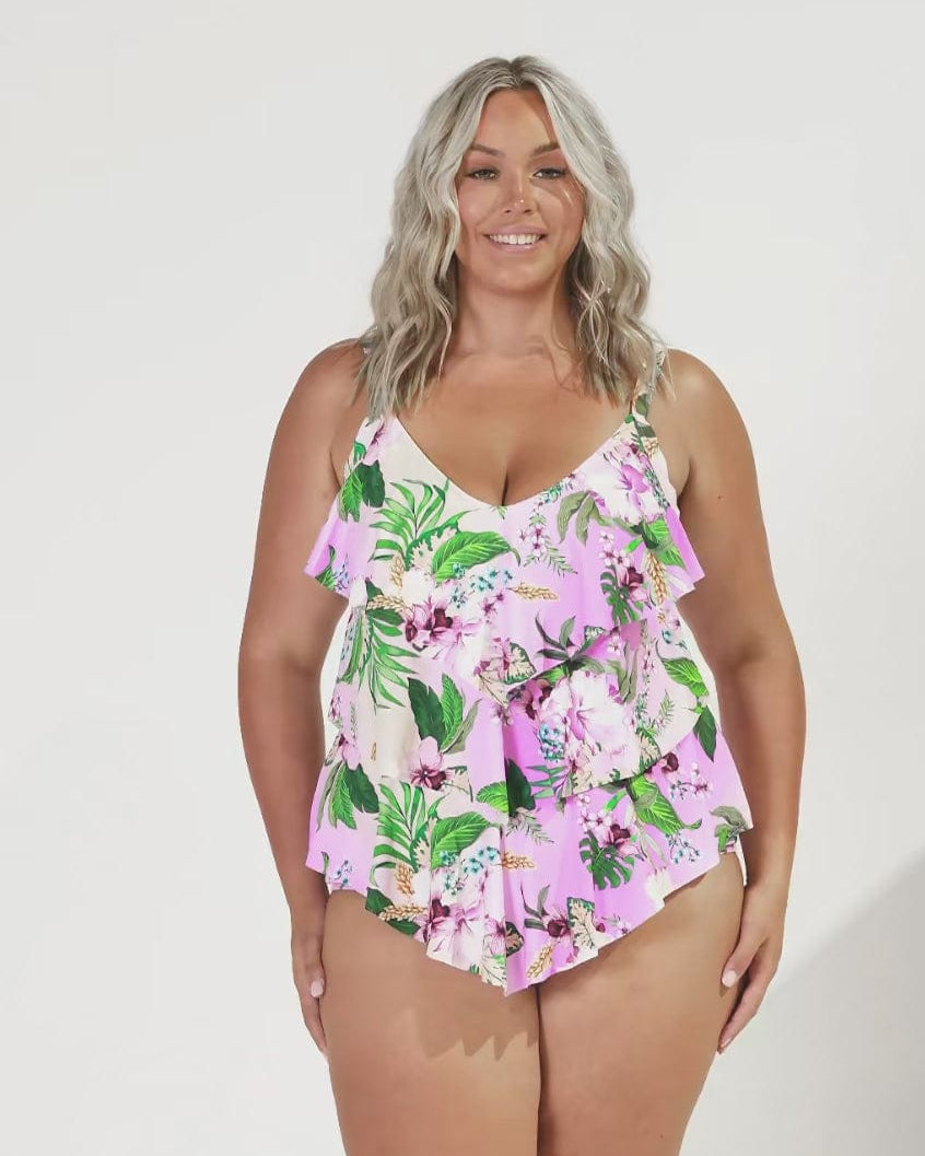 Capriosca Capriosca Honolulu High Waisted Pant Capriosca Honolulu High Waisted Pant Splash Swimwear Bikini Bottoms