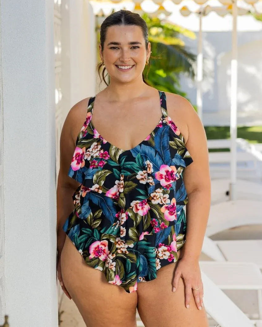 Capriosca Capriosca Waikiki 3 Tier Tankini Top Capriosca Waikiki 3 Tier Tankini Top Splash Swimwear Tankini Tops