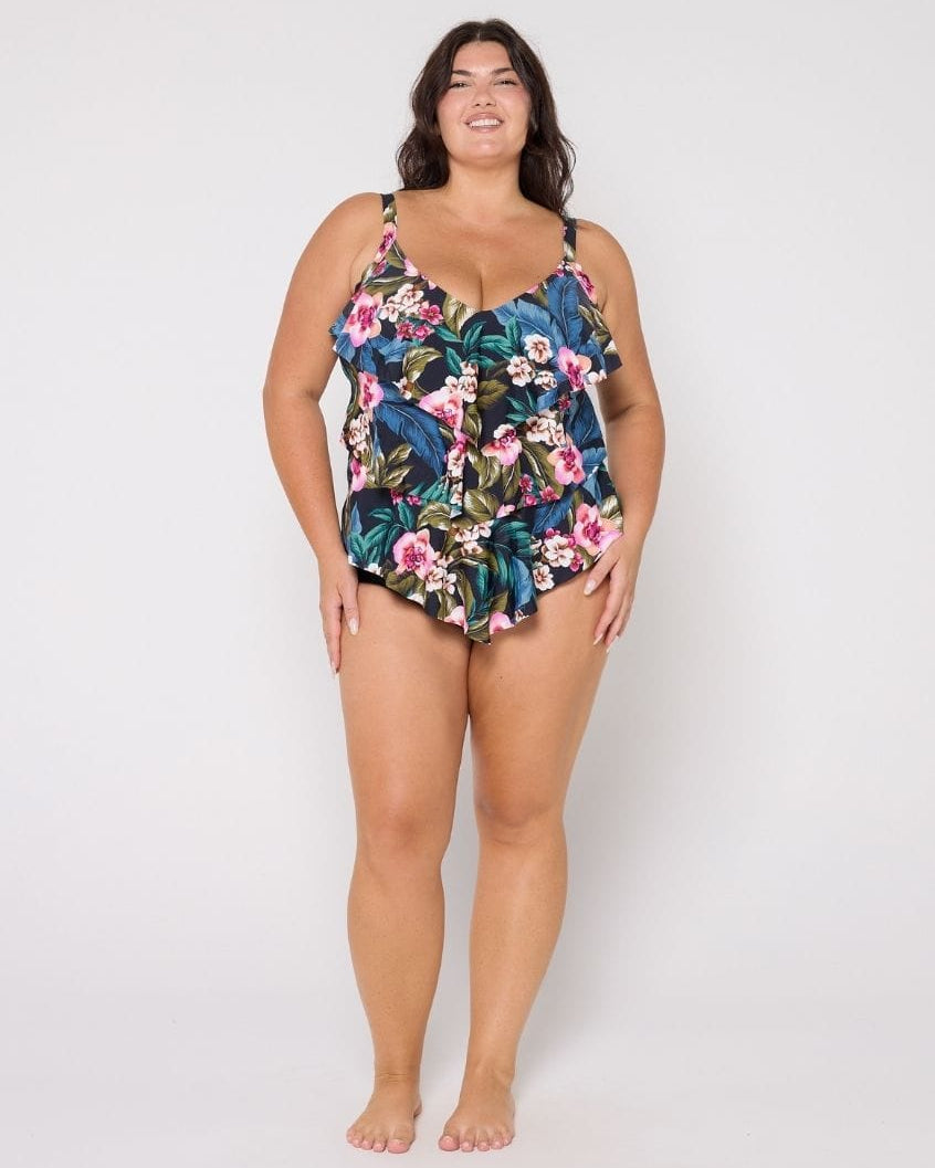 Capriosca Capriosca Waikiki 3 Tier Tankini Top Capriosca Waikiki 3 Tier Tankini Top Splash Swimwear Tankini Tops