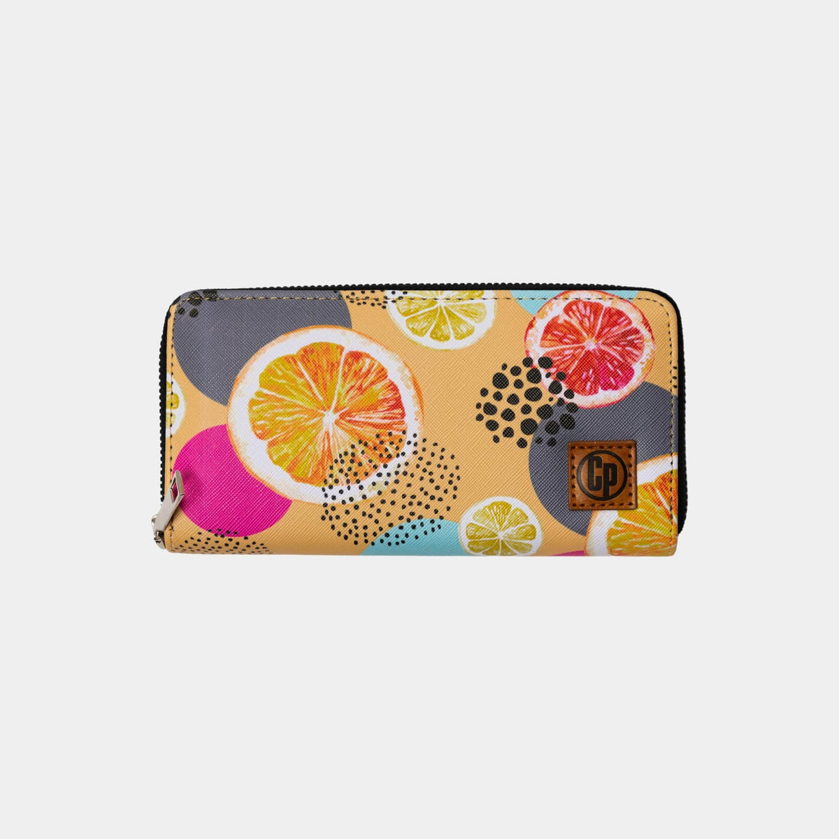 Collectapic Womens Wallet w/ Key Tag - Citrus CWW-003 Womens Wallet w/ Key Tag - Citrus Splash Swimwear 1000018619