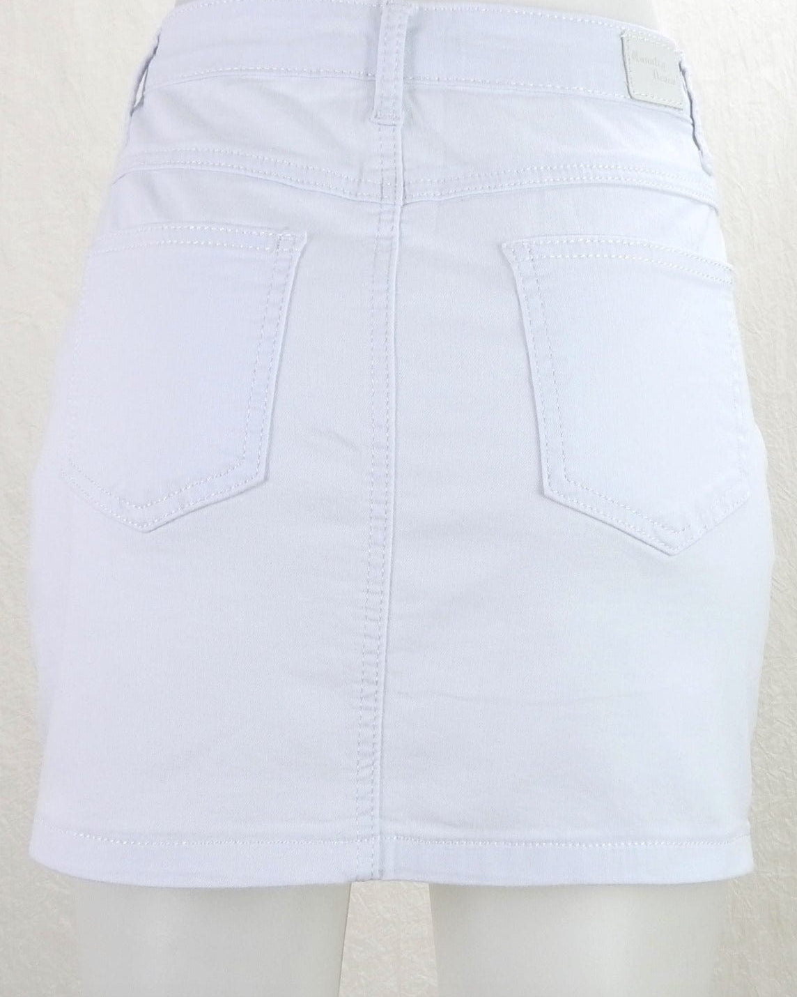 Country Denim Mini Skirt - White Splash Swimwear