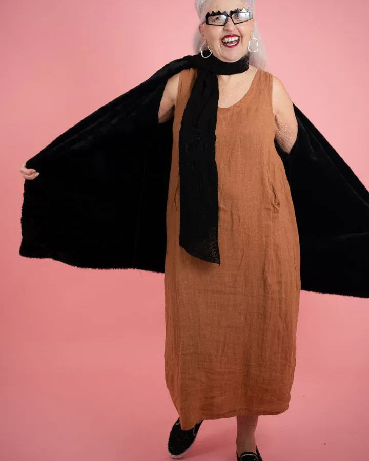 Donna Donna Donna Donna Lisa Dress - Cinnamon Donna Donna Lisa Dress - Cinnamon Splash Swimwear Dresses