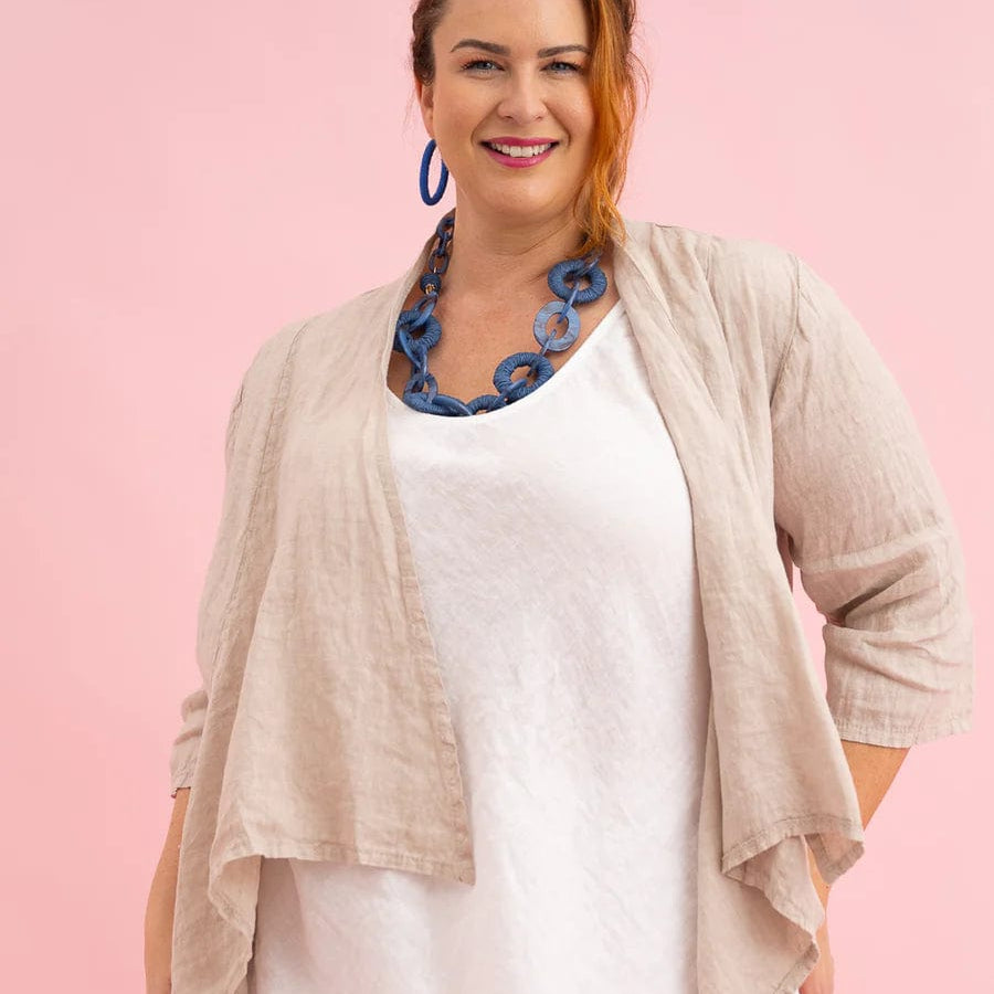 Donna Donna Jackets & Jumpers A1770 Beige / S/M Travir Jacket