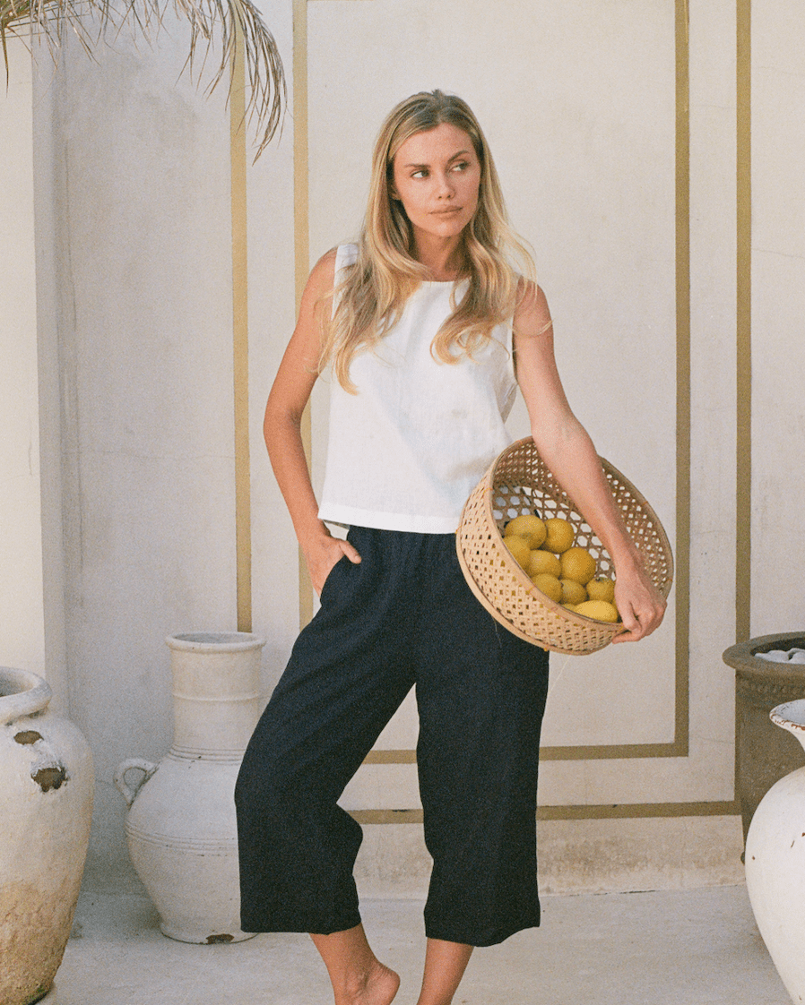 Elcee the Label ELDA Pant MARTHA Splash Swimwear Pants Black / XS 1000009882