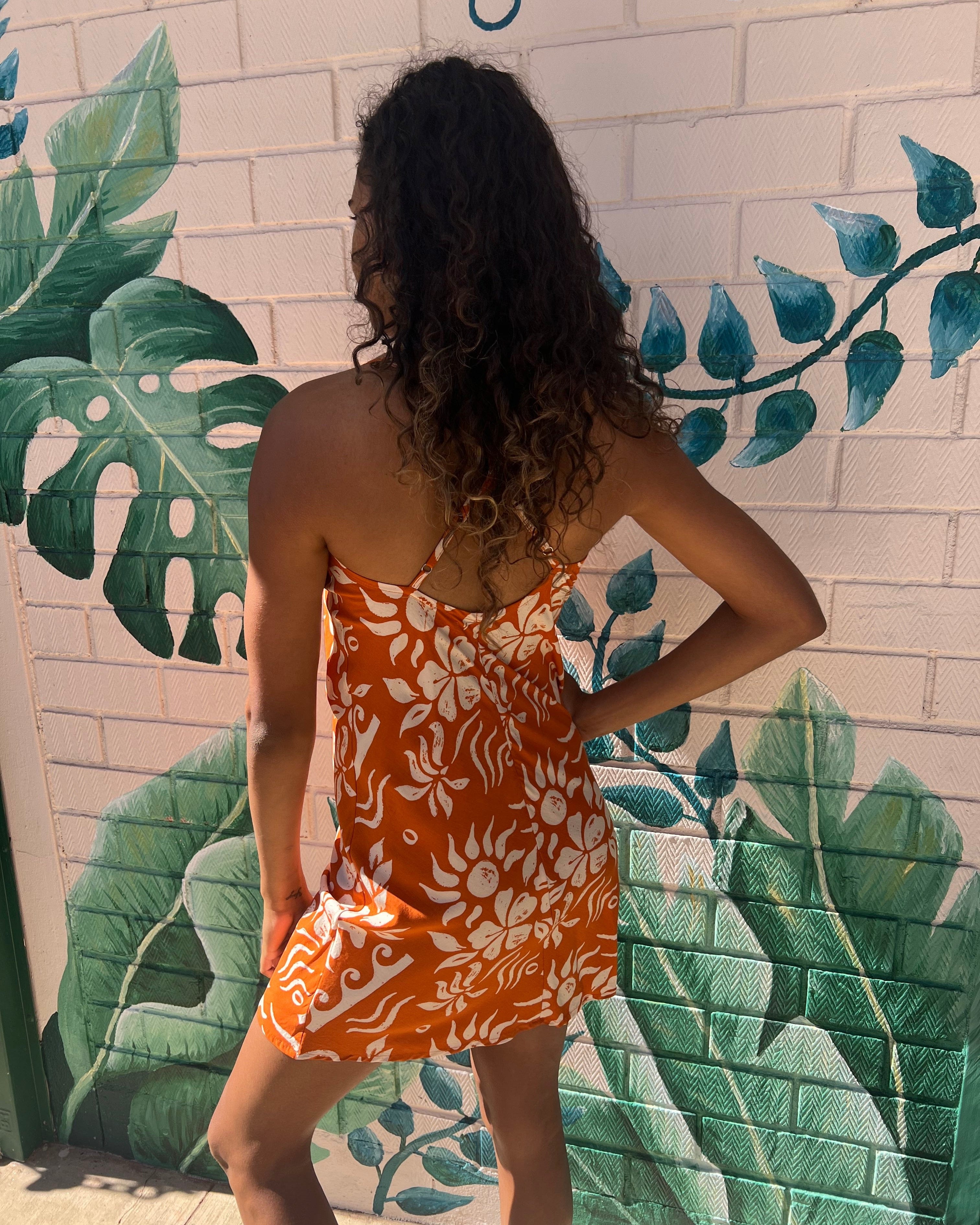 Elcee the Label Dresses Hawaii Agna Dress - Orange