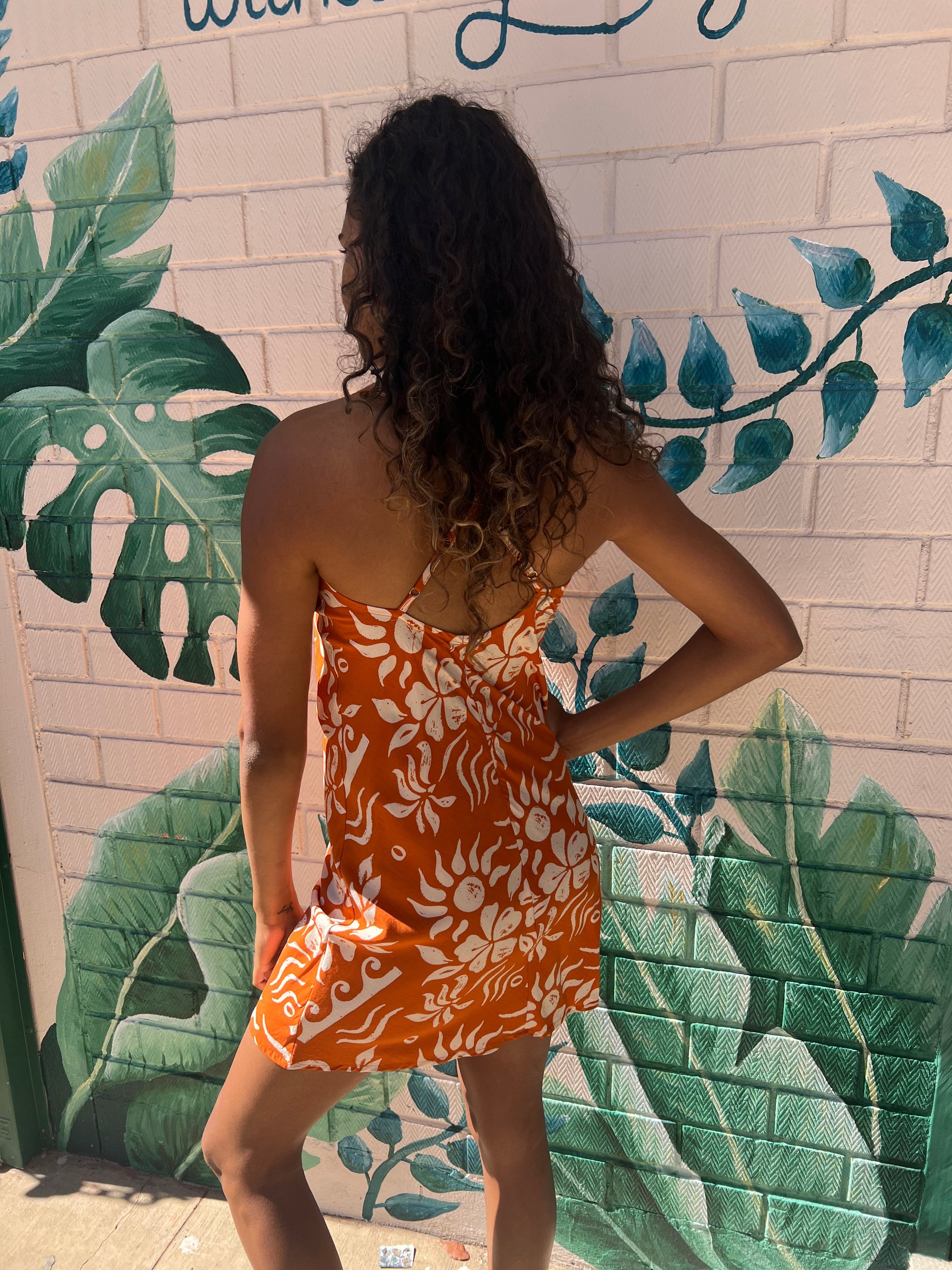 Elcee the Label Dresses Hawaii Agna Dress - Orange