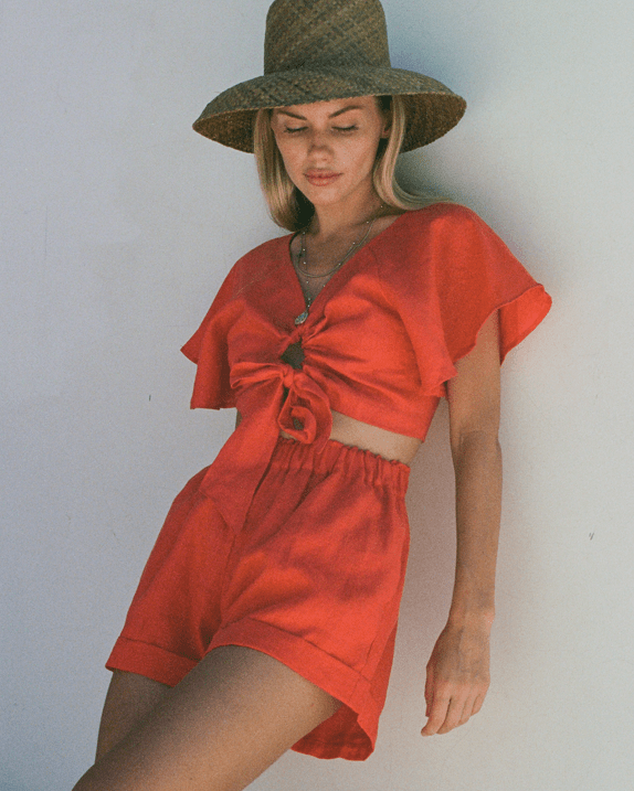 Elcee the Label JOLIE Top Splash Swimwear Tops