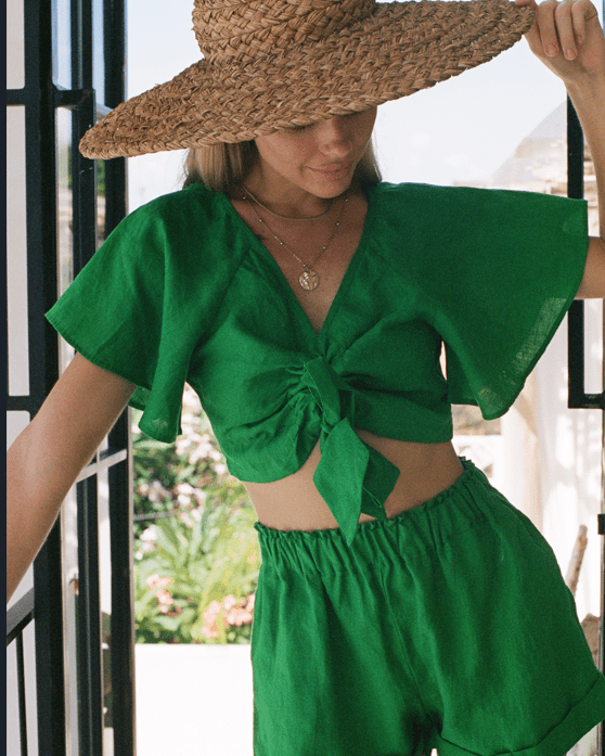 Elcee the Label Tops IZZY Green / XS JOLIE Top