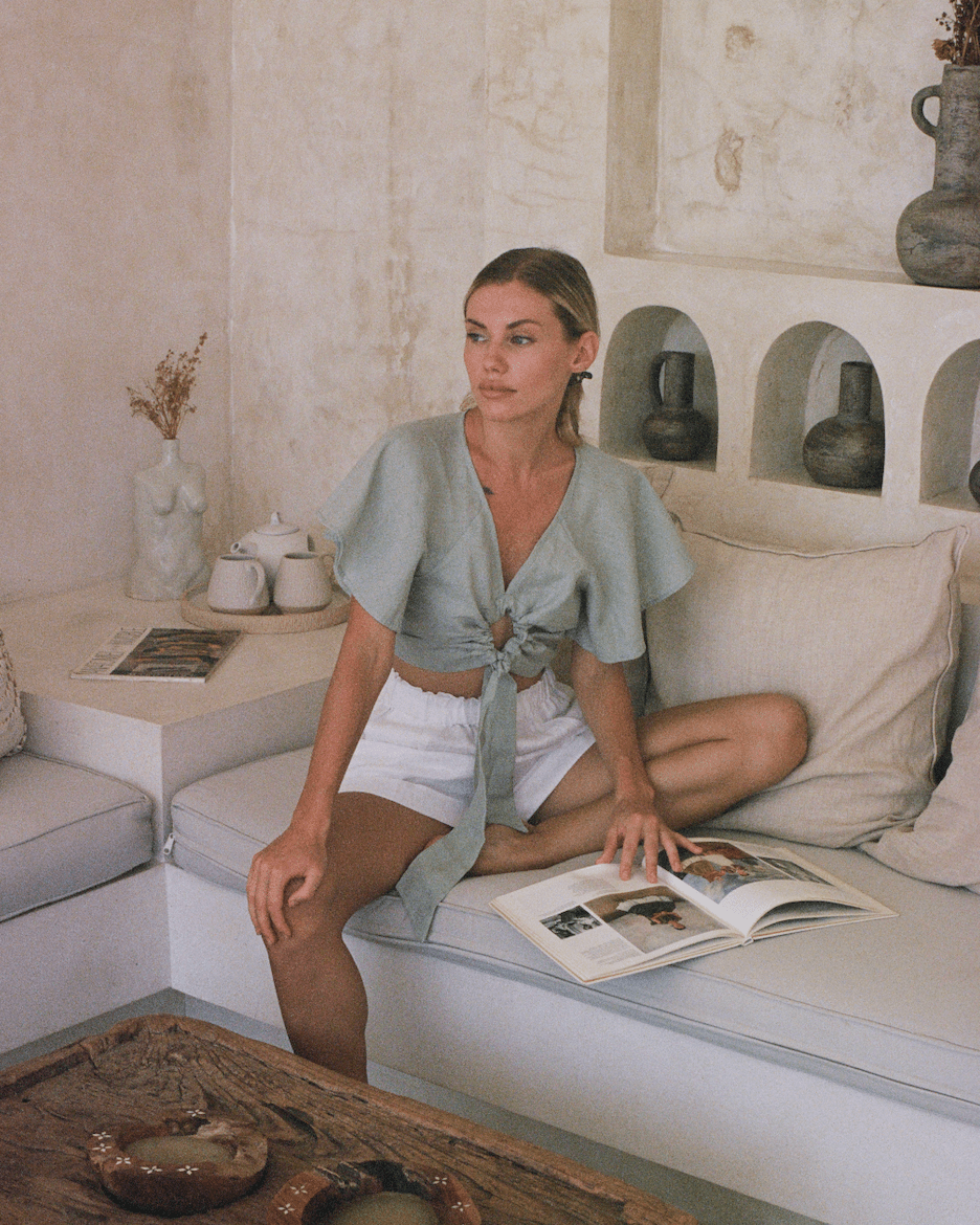 Elcee the Label JOLIE Top IZZY Splash Swimwear Tops Mint / XL 1000017242