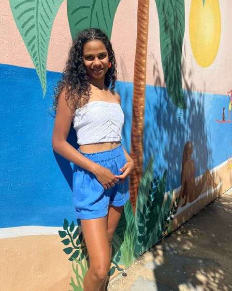 Elcee the Label Tops Mimi Linen Bandeau