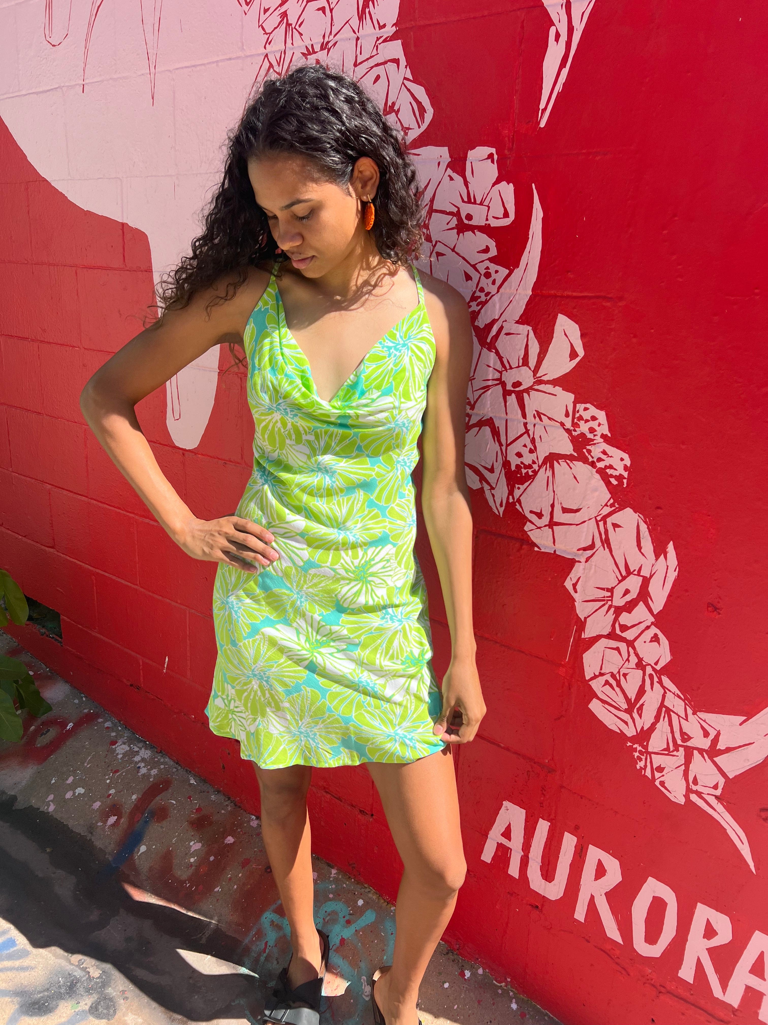 Elcee the Label Dresses Summer Floral Tipsy Mini Dress