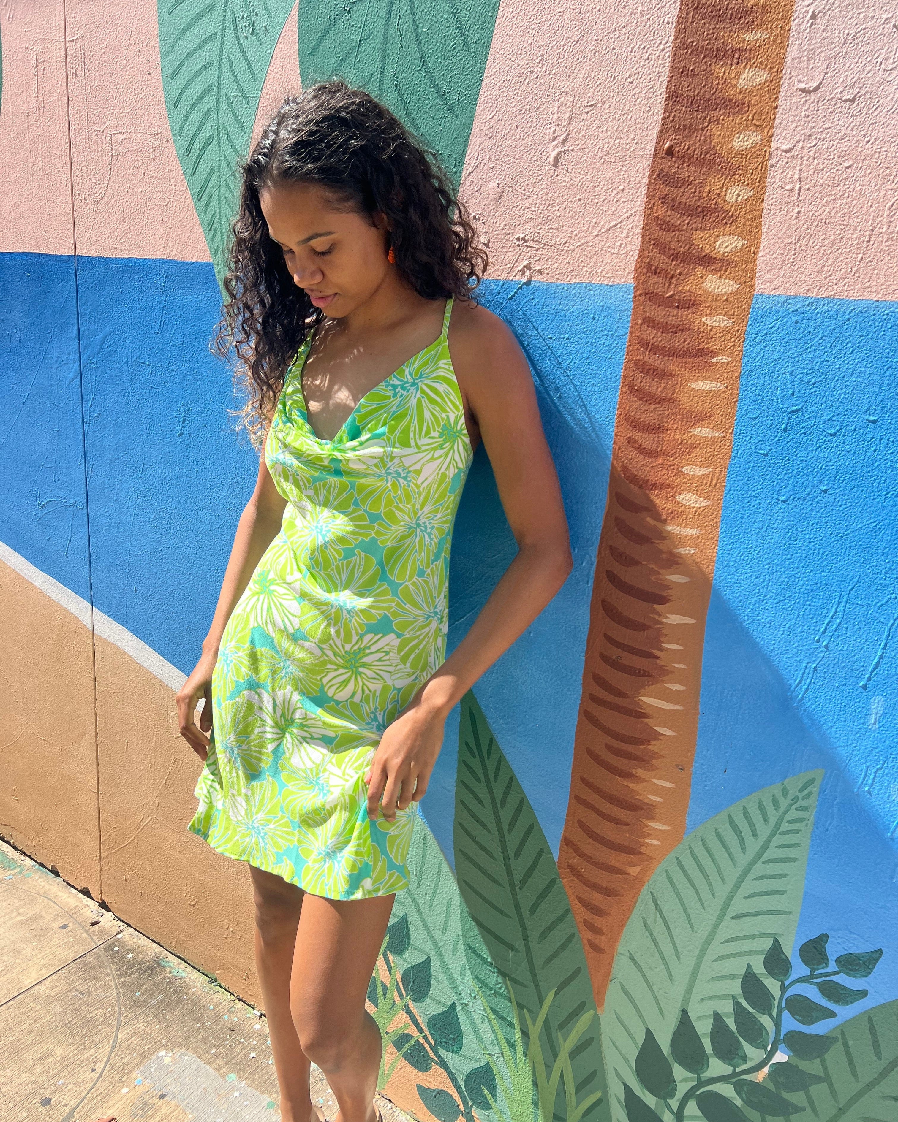 Elcee the Label Dresses Summer Floral Tipsy Mini Dress