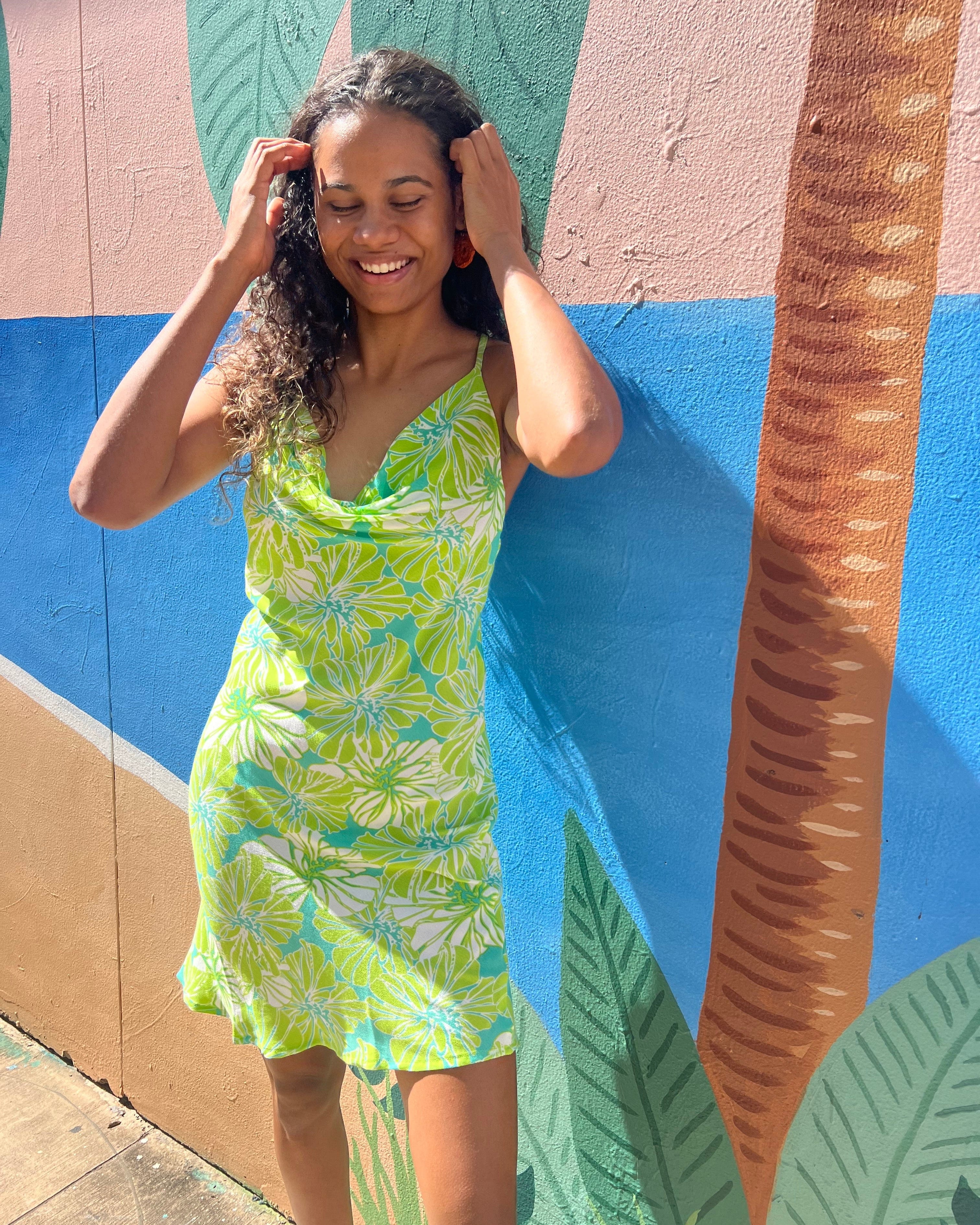 Elcee the Label Dresses Summer Floral Tipsy Mini Dress