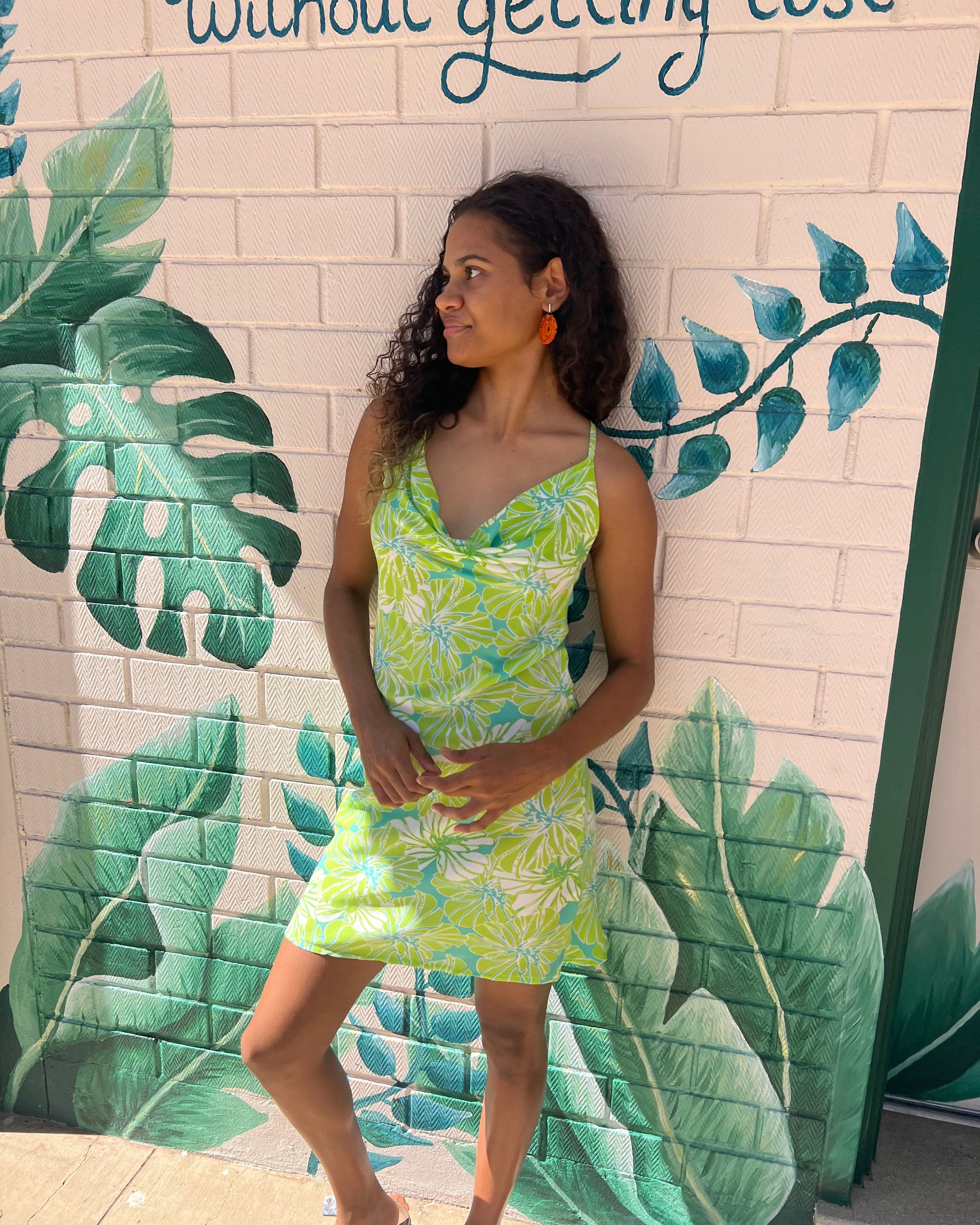 Elcee the Label Dresses Summer Floral Tipsy Mini Dress