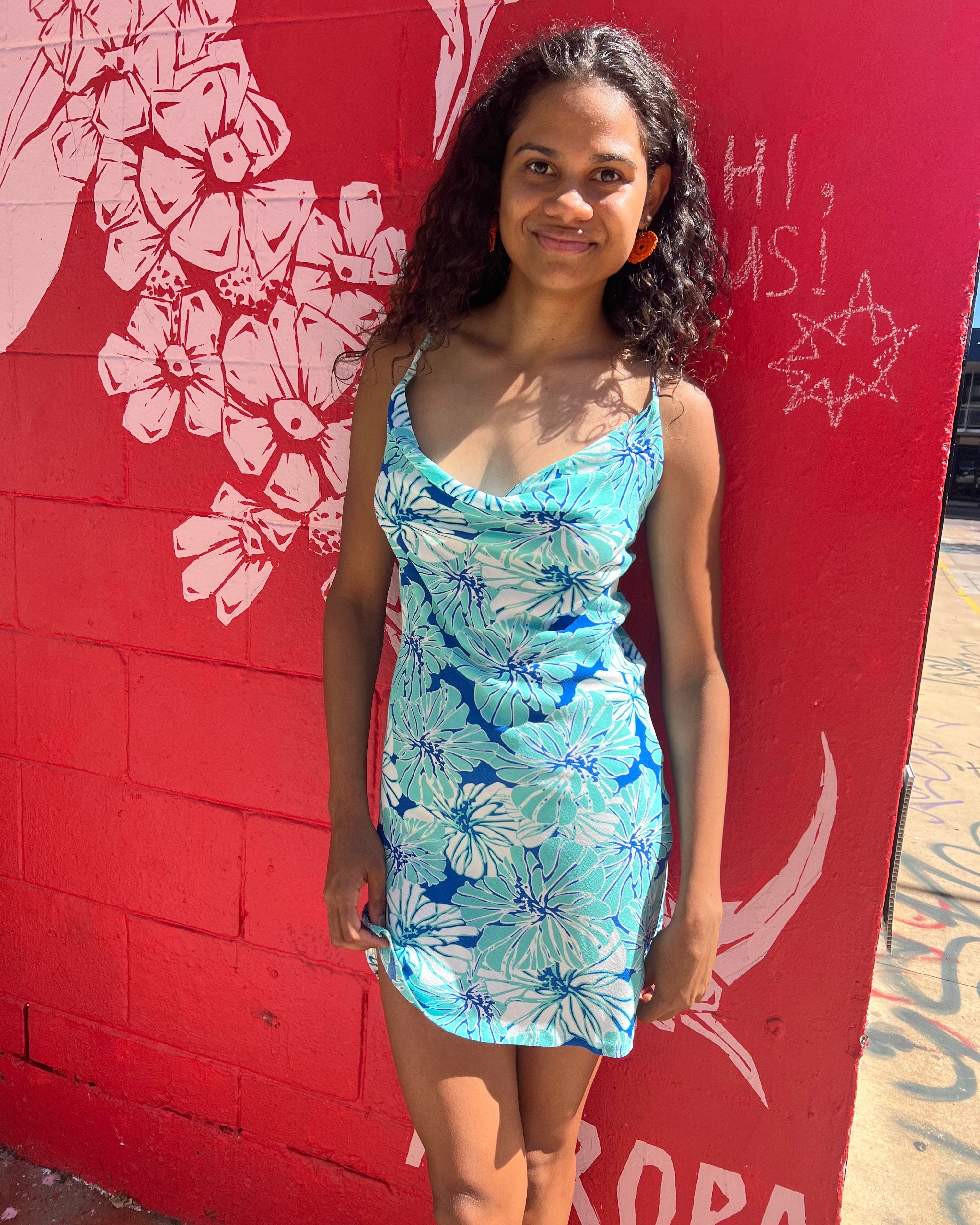 Elcee the Label Dresses Summer Floral Tipsy Mini Dress