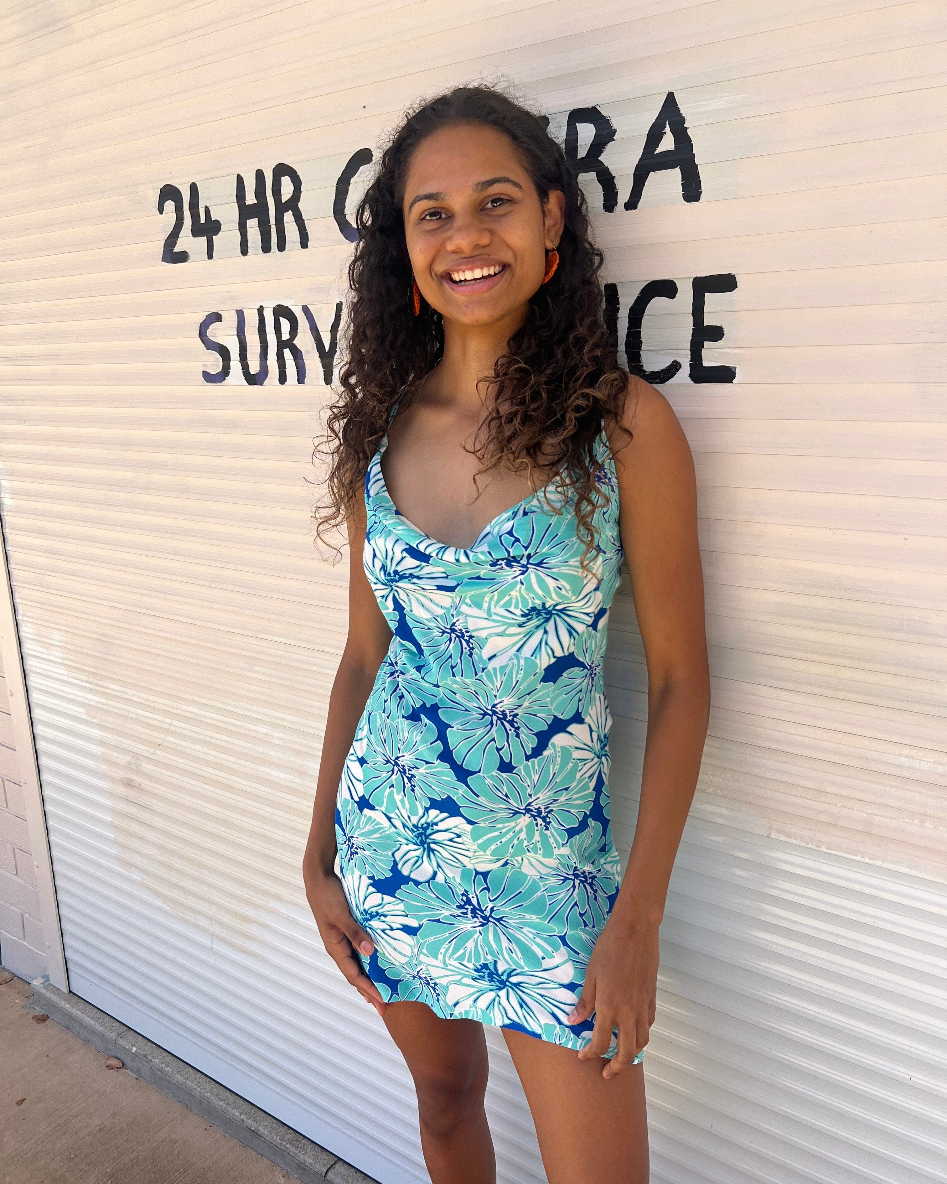 Elcee the Label Dresses Summer Floral Tipsy Mini Dress