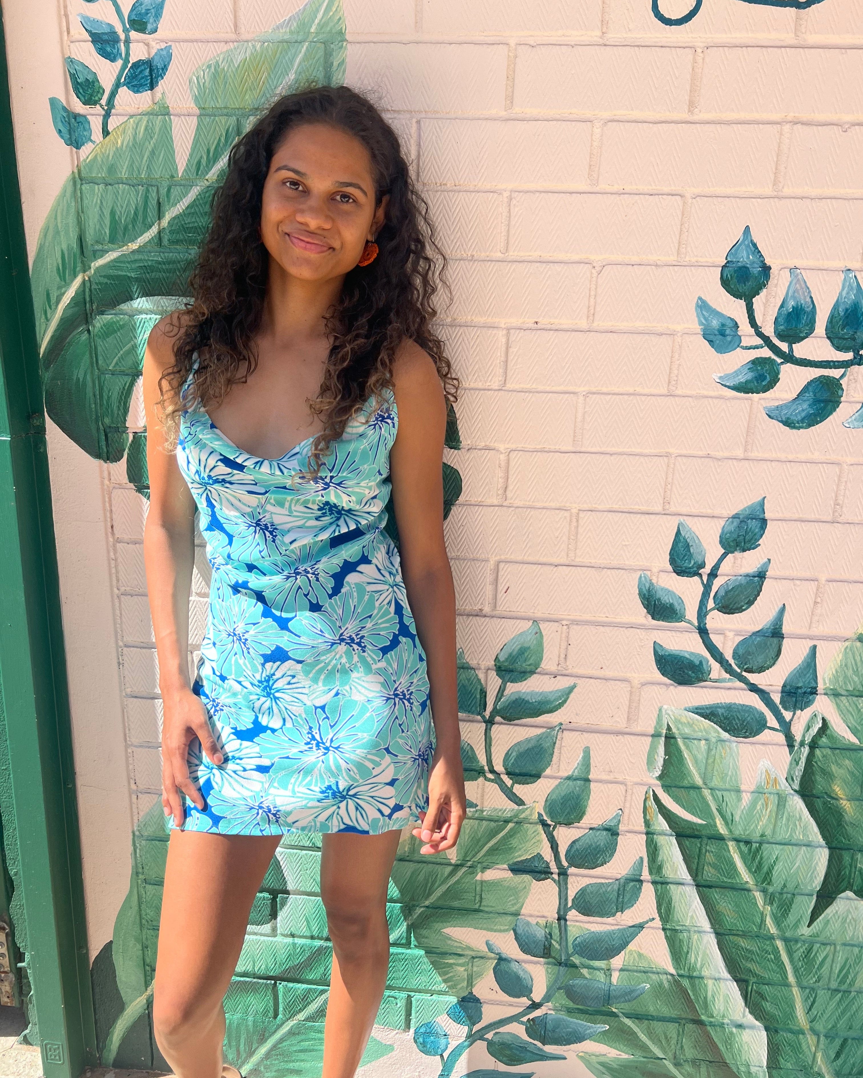 Elcee the Label Dresses Summer Floral Tipsy Mini Dress