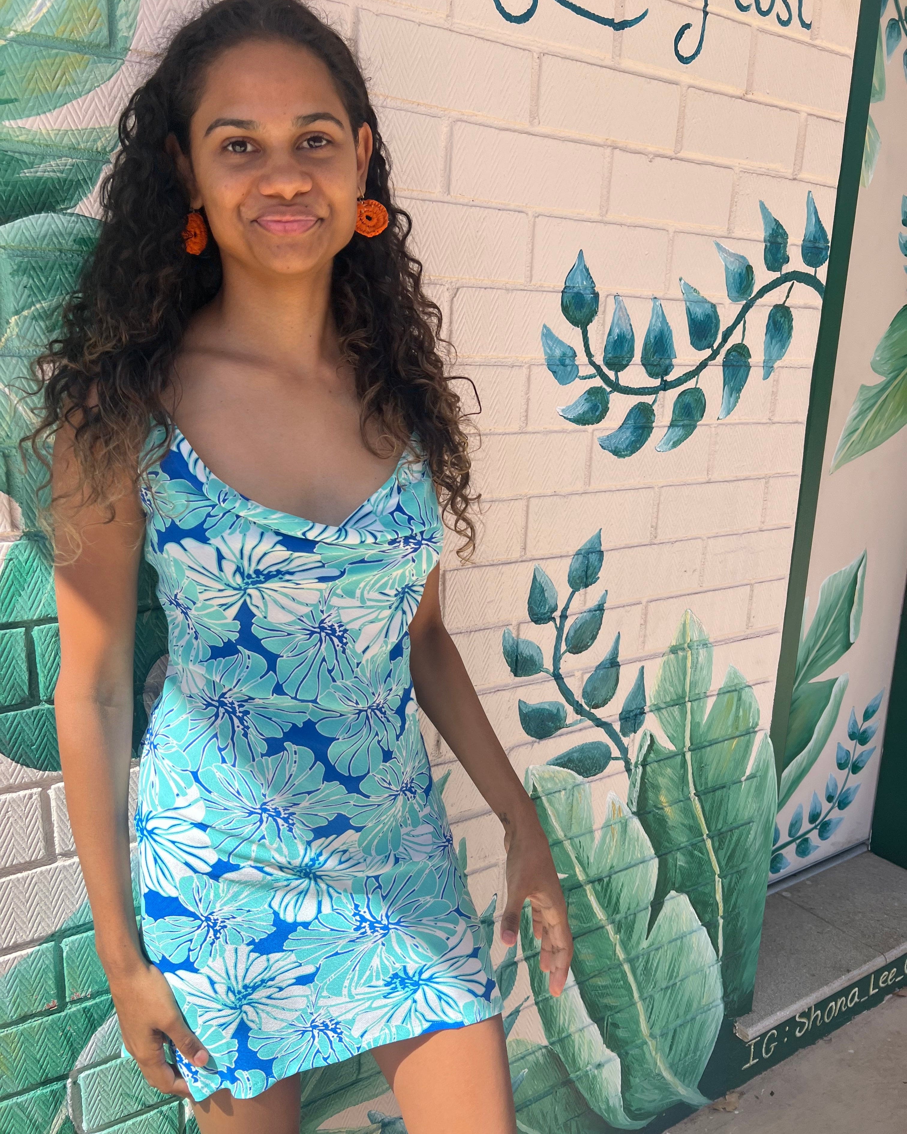 Elcee the Label Dresses Summer Floral Tipsy Mini Dress