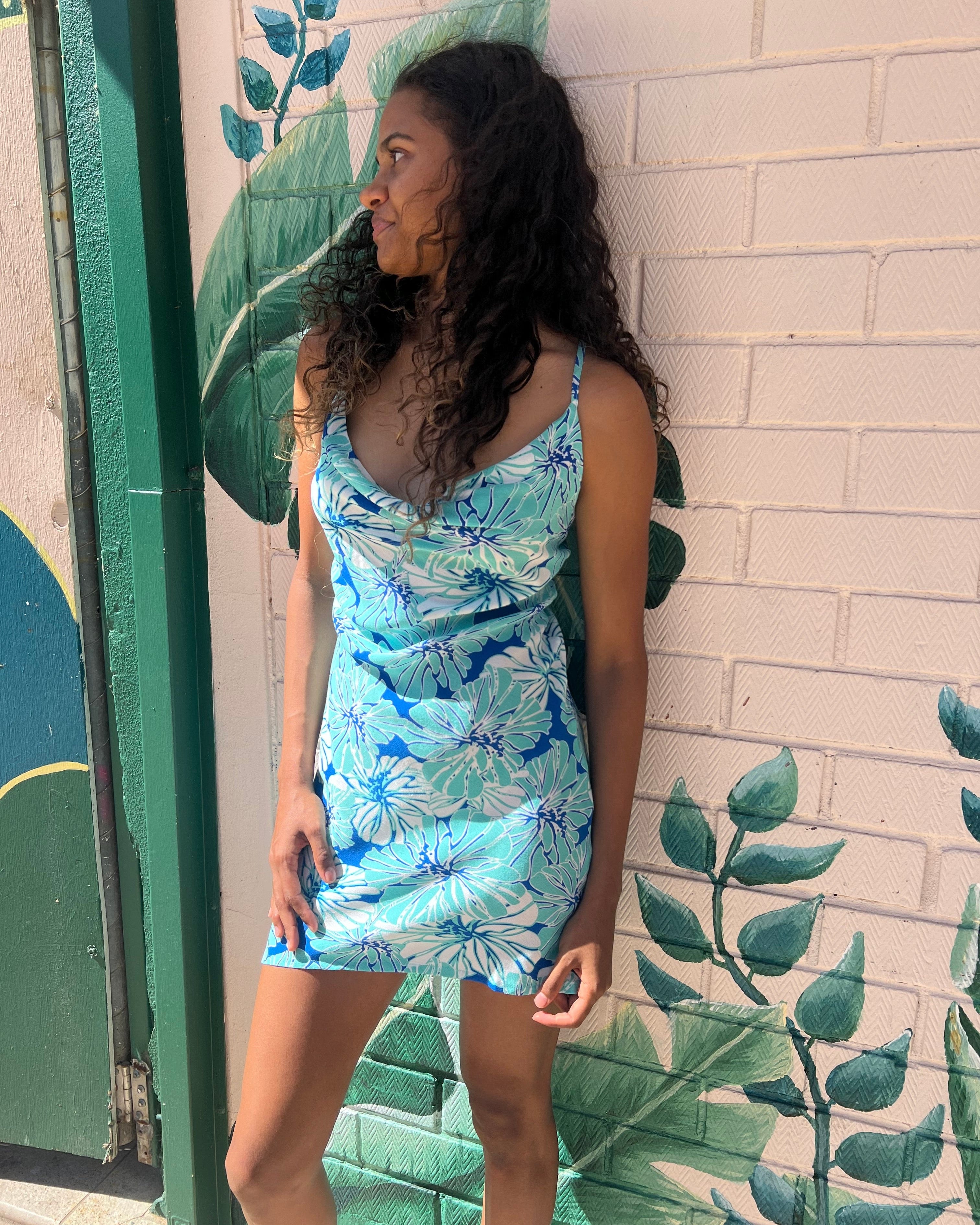 Elcee the Label Dresses Summer Floral Tipsy Mini Dress