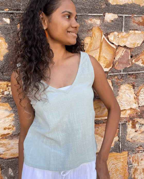 Elcee the Label TIKI Top Splash Swimwear Tops