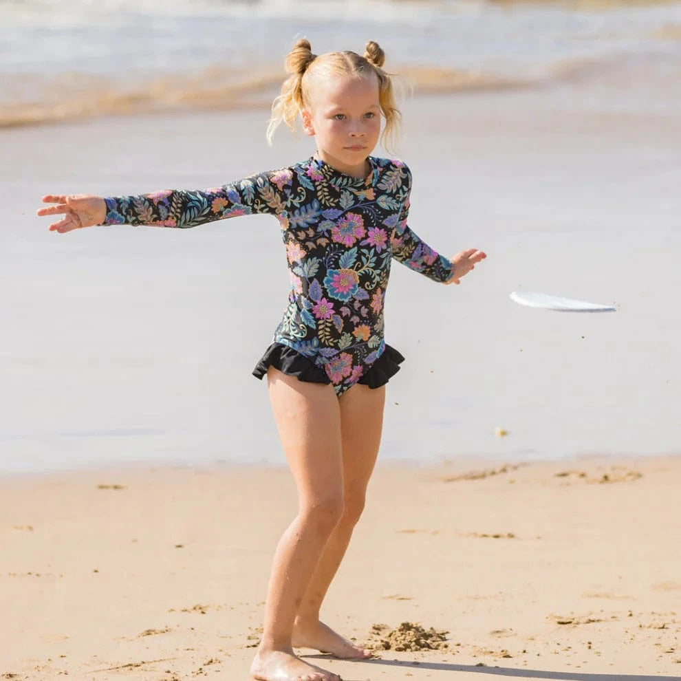 Fernleigh Avenue Fernleigh Stevie Open Back Girls Swimwear Fernleigh Stevie Open Back Girls Swimwear Splash Swimwear