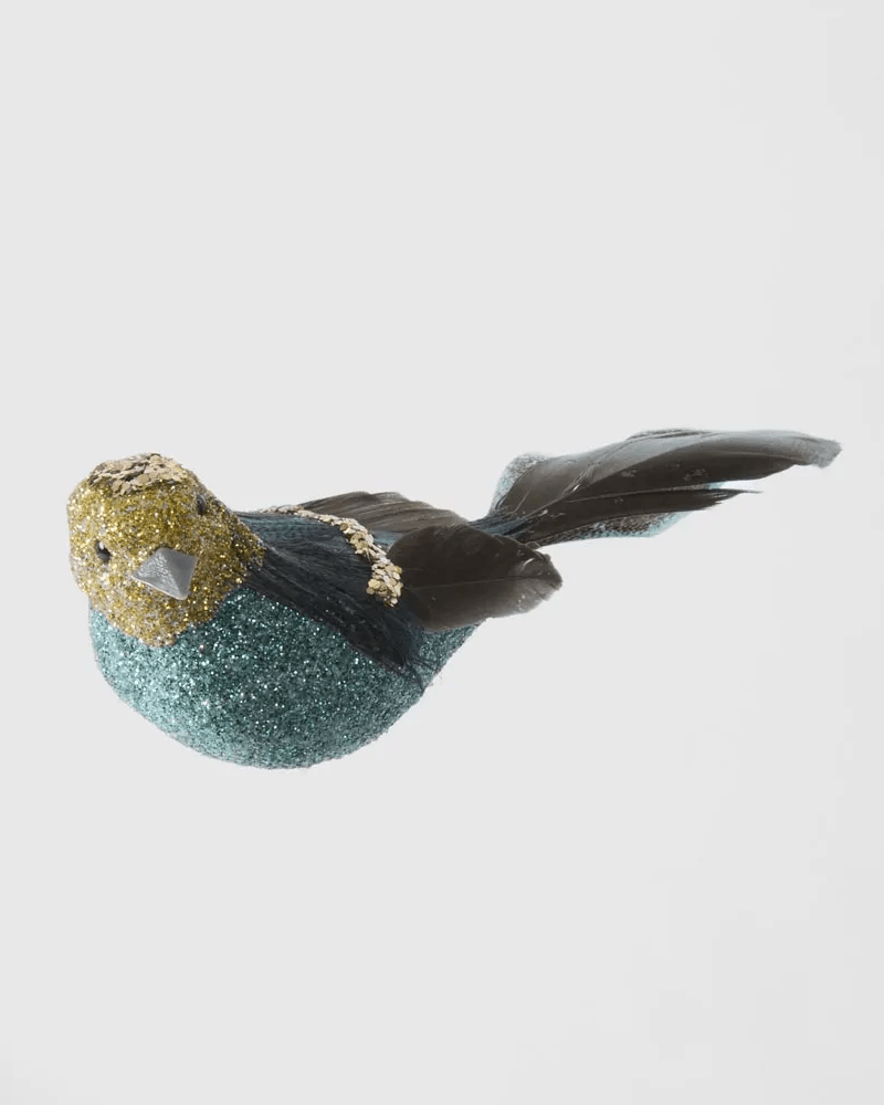 Florabelle Living Amon Clip on Bird Single - Blue X250458 Amon Clip on Bird Single - Blue Splash Swimwear Chirstmas Decorations