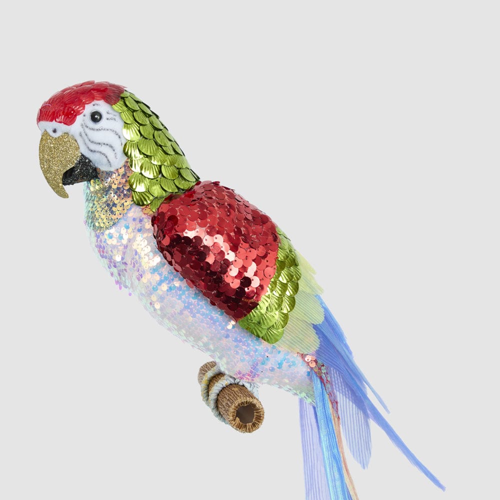 Florabelle Living Aurora Sequin Parrot X261516 Aurora Sequin Parrot Splash Swimwear Christmas Decoration 9339483307629