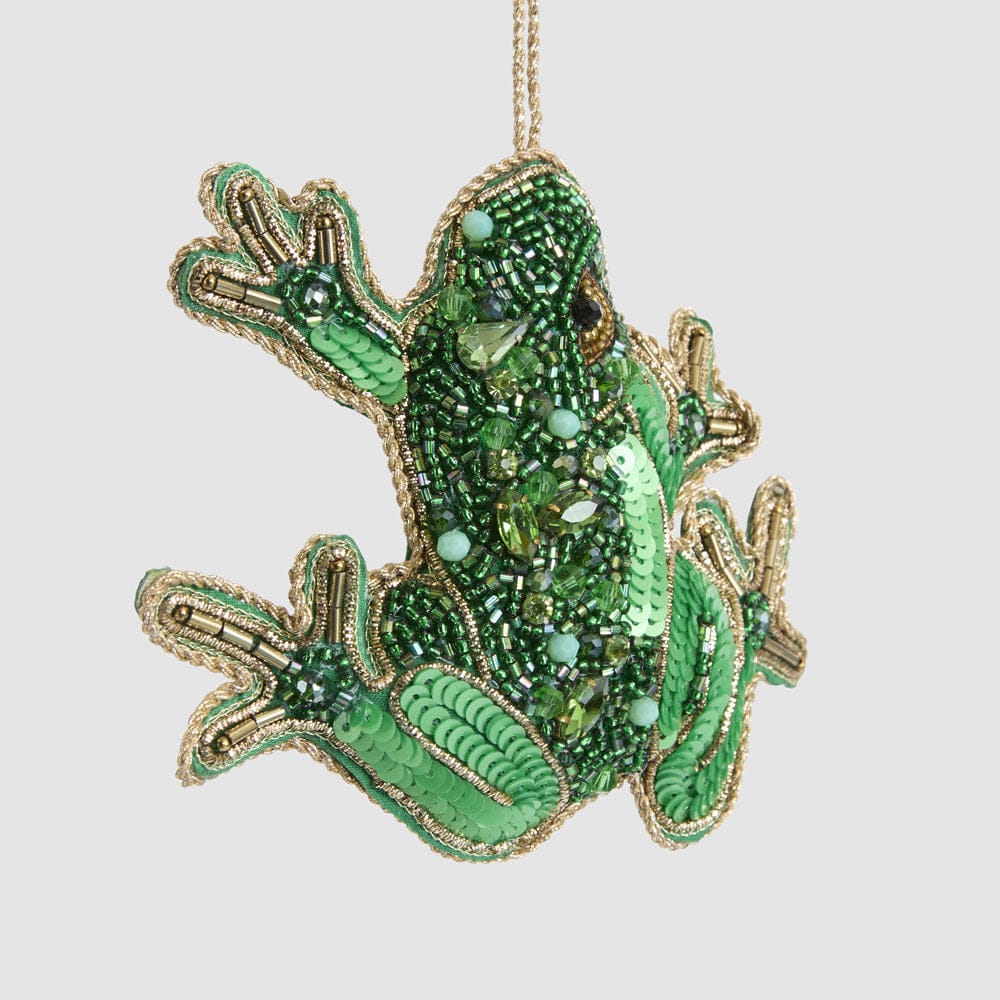 Florabelle Living Dainty Green Tree Frog Decoration X260682 Dainty Green Tree Frog Decoration Splash Swimwear Christmas Decoration 9339483303010