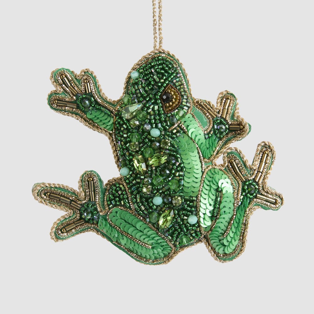 Florabelle Living Dainty Green Tree Frog Decoration X260682 Dainty Green Tree Frog Decoration Splash Swimwear Christmas Decoration 9339483303010