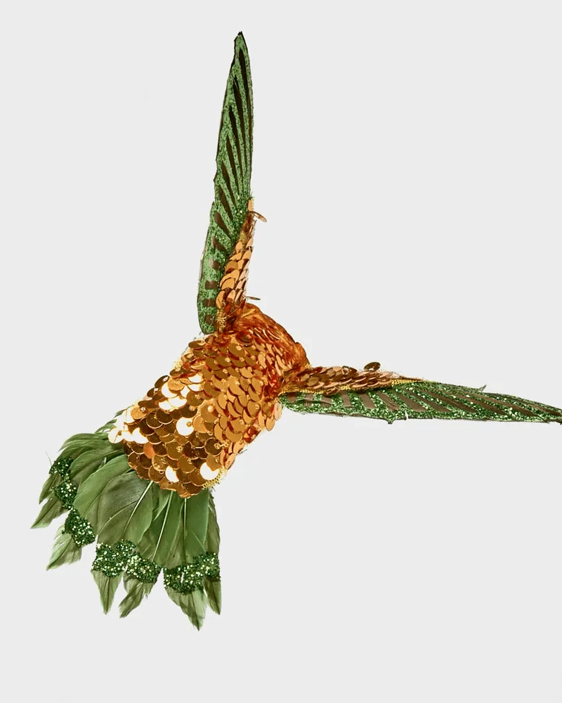 Florabelle Living Hule Sequin Hummingbird Tree Decoration X250941 Hule Sequin Hummingbird Tree Decoration Splash Swimwear Chirstmas Decorations