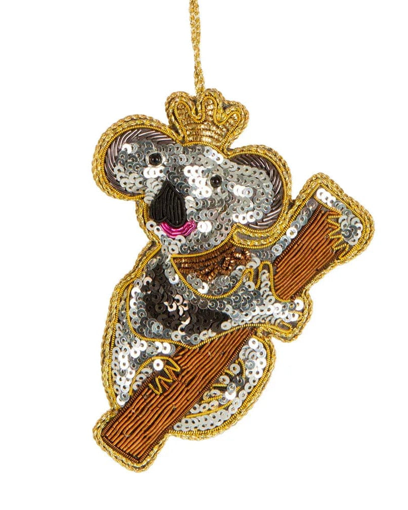 Florabelle Living Kimi Koala Sequin Tree Decoration X220510 Florabelle Living Kimi Koala Sequin Tree Decoration Splash Swimwear Chirstmas Decorations